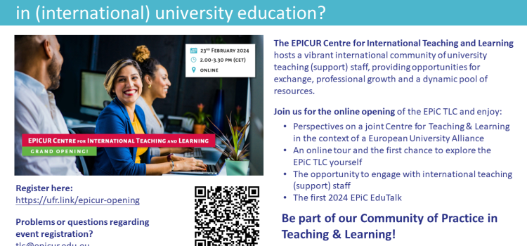 Are you interested in innovation and collaboration in (international) university education?