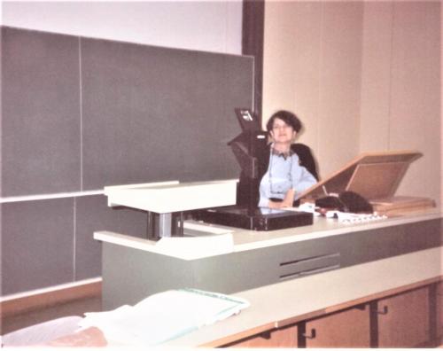 Irene teaching in Reading (early 90's)
