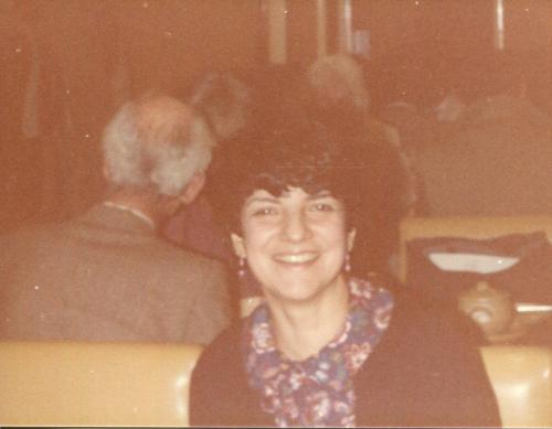 Irene with her best smile, Reading (1980)