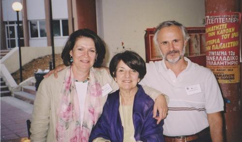 Η Ειρήνη, η Χρυσούλα Λασκαράτου και ο Γιάννης Βελούδης, Ρέθυμνο (2003)